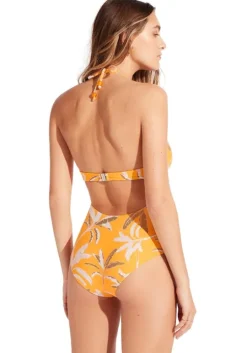 Palm Paradise Cut Out Swimsuit Rockmelon