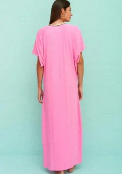 Pima Abaya Kaftan Bubblegum