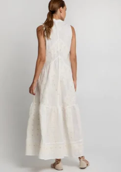 Pixel Sleeveless Maxi Dress