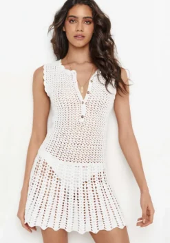 Rosie Beach Dress White
