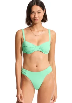 Ruched Underwire Bikini Mint