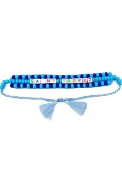 Saint Tropez Beaded Resort Bracelet Blue