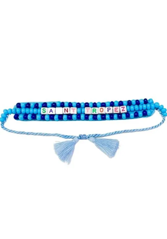 Saint Tropez Beaded Resort Bracelet Blue