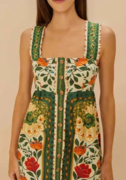 Sand Garden Tapestry Maxi Dress