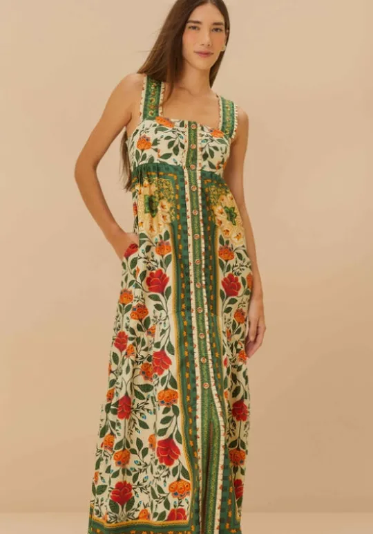 Sand Garden Tapestry Maxi Dress