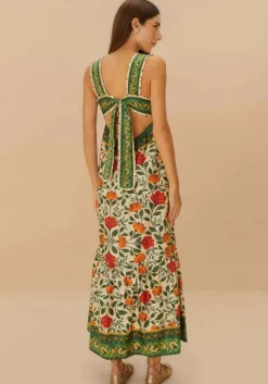 Sand Garden Tapestry Maxi Dress