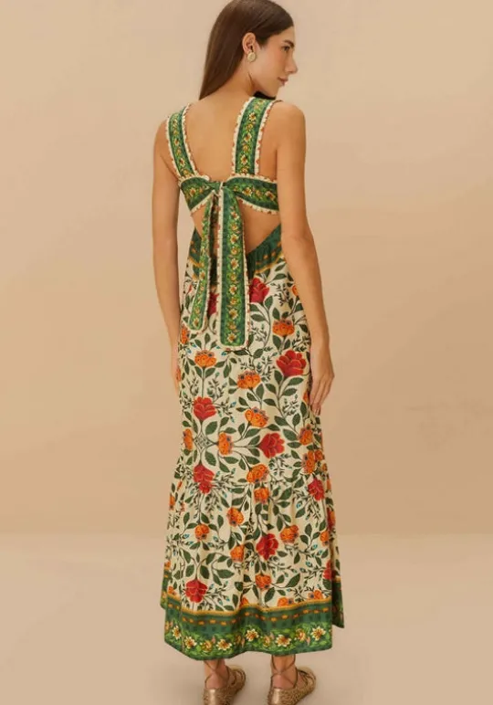 Sand Garden Tapestry Maxi Dress