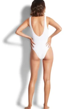 Seadive V Swimsuit White