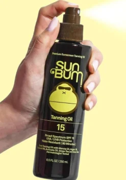 SPF 15 Sunscreen Browning Oil