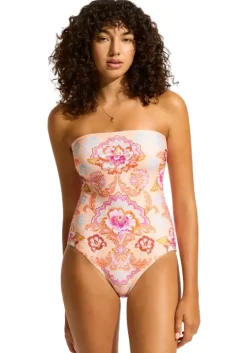 Spring Festival Bandeau Swimsuit Nectar