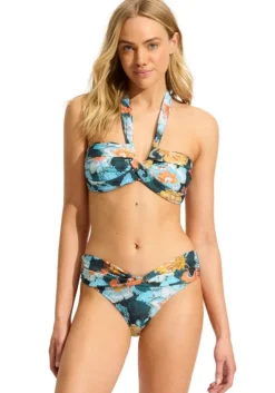 Spring Festival Goddess Bikini True Navy