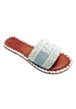 St Tropez Sandals Sky Blue