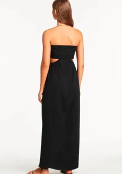 Sunset Bandeau Dress Black