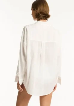 Sunset Beach Shirt White