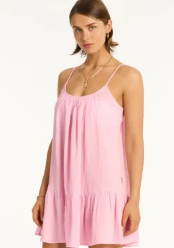 Sunset Short Dress Pink