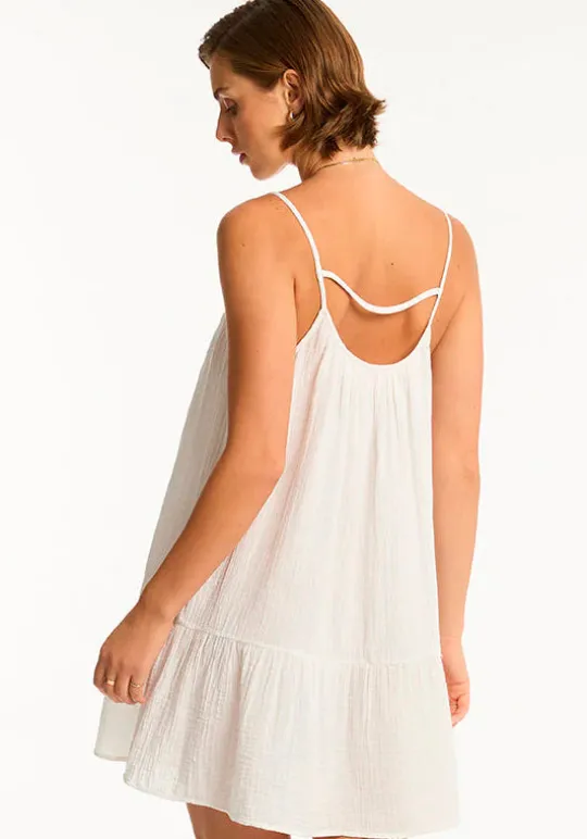 Sunset Short Dress White