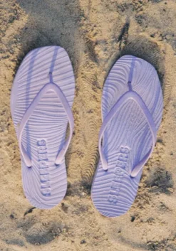 Tapered Flip Flops Lavender