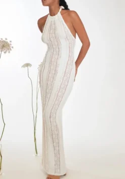 Thea Long Dress White