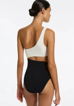 Versa Swimsuit White/Black