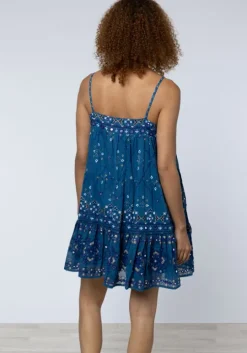 Wave Dress Mosaic Peacock