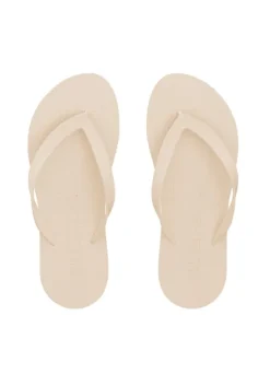 Wide Strap Flip Flops Eggnog