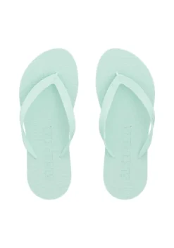 Wide Strap Flip Flops Mint