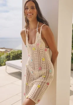 Zoie Flower Cover Up